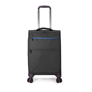 Set trolere extensibile Benzi BZ 5826, poliester, 1 bagaj de cabina si 2 de cala, 4 roti duble la 360°, negru - Img 7