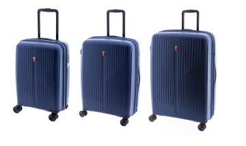 Set trolere extensibile Gladiator Calypso, polipropilena, cifru TSA, 3 piese, bleumarin