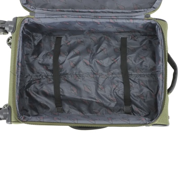 Set Trolere Extensibile Lee Cooper, Poliester, 4 Roti duble, Cifru, LC33503, Kaki - Img 9