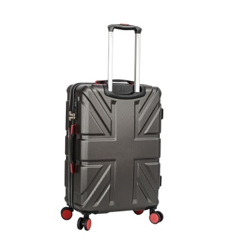 Set Trolere Lee Cooper London, ABS, 4 Roti Duble, Cifru, 3 Piese, Antracit - Img 11