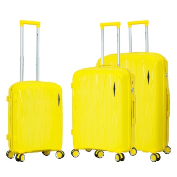 Set trolere Madisson SW51103, 100%polipropilena, 1 bagaj de cabina si 2 de cala, galben