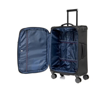 Set Trolere Poliester Impermeabil Verage Toledo, Lanterna, Captuseala Antibacteriana, Cifru TSA, 3 Piese, Negru - Img 5