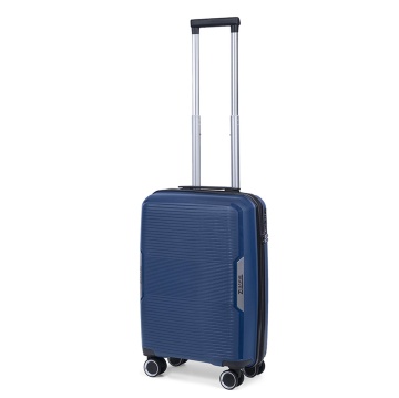 Set trolere TravelZ Swinger, polipropilena, cifru TSA, 4 roti duble, 3 piese, albastru - Img 4