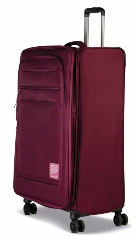 Set trolere Worldpack Bern F10508, 1 bagaj de cabina si 2 de cala, poliester, cifru TSA, 4 roti duble, grena - Img 12