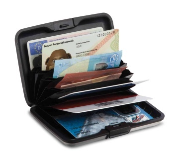 Suport Carduri Fabrizio RFID* Secure F10324 Negru - Img 2