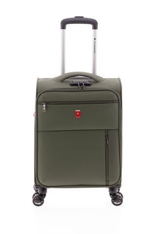 Troler Cabina, 4 Roti Duble, Nylon, Gladiator, Arctic, MG 3710 - 55 cm, Kaki