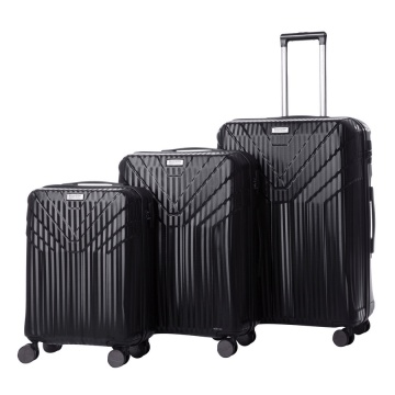 Troler Cabina ABS 4 Roti Duble Ella Icon Arrow 1155-55 cm Negru - Img 7