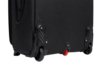 Troler Cabină Extensibil 52x36x20 cm Rowex Prime, Poliester, Cifru, Negru - Img 3