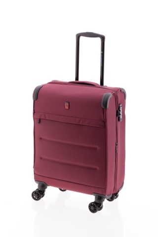 Troler Cabină Extensibil 55x38x20 cm Gladiator Helios, Poliester, Cifru TSA, 4 Roți Duble, Grena - Img 10