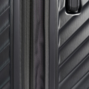 Troler cabina extensibil Carryon Trunk, policarbonat, 56x26x33 cm, bagaj de mana, cifru TSA, 4 roti cu suspensii, auriu - Img 10