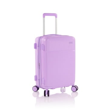Troler cabina, Extensibil, Heys, Pastel, Policarbonat, 4 Roti Duble, HY10155, 53 cm, Mov deschis