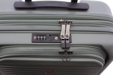 Troler Cabina Extensibil, Policarbonat, Comp. Laptop 15", Cifru TSA, Gladiator, Nomadtec, MG 3210 - 55 cm, Verde - Img 6