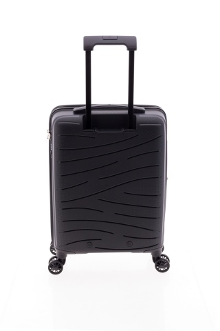 Troler Cabina Extensibil, Polipropilena, Cifru, Roti cu Suspensie, Gladiator Flow, MG 1710 - 55 cm, Negru - Img 5
