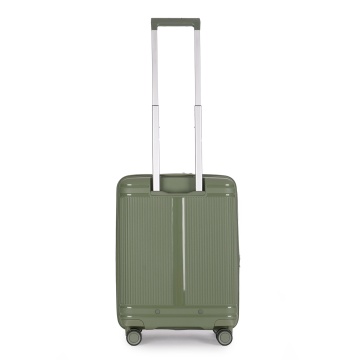 Troler Cabina extensibil Stratic S Straw T, 55x39x23 cm, Verde olive - Img 9