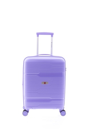 Troler cabina Gladiator Boxing MG 3810, roti cu suspensie, extensibil, polipropilena, 55 cm, mov deschis - Img 3