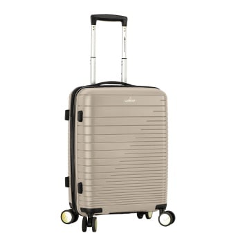 Troler Cabina Madisson SW33703, Polipropilena, 4 Roti Duble, Cifru, 55 cm, Auriu