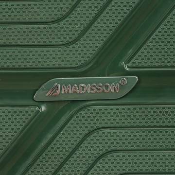 Troler cabina Madisson SW42103, polipropilena, cifru, 4 roti duble, 55 cm, verde inchis - Img 17