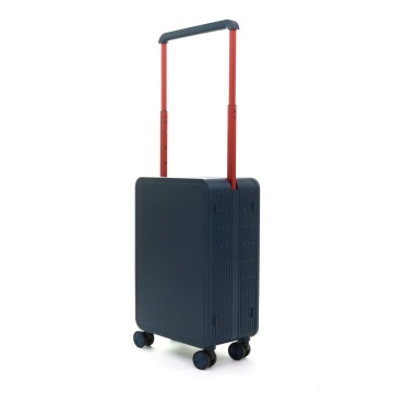 Troler Cabina Policarbonat Cifru TSA 4 Roti Duble Ella Icon Compact 2509 - 55 cm Bleumarin - Img 9