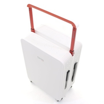 Troler Cabina Policarbonat Cifru TSA 4 Roti Duble Ella Icon Compact 2507 - 55 cm Alb - Img 8