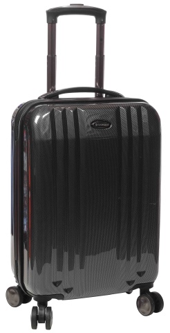 Troler Cabina Snowball, Policarbonat, Cifru TSA, SW91603, 55 cm, Negru