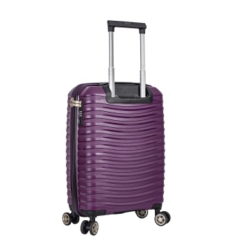 Troler cabina Snowball SW43803, polipropilena, cifru TSA, 4 roti duble, 55 cm, mov - Img 9
