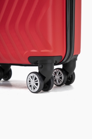 Troler Cabină XS Aventor, 40×30×20 cm, Roți detașabile, ABS, 23 L, Rosu - Img 3