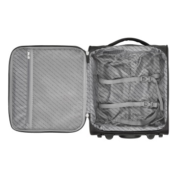 Troler cabina XS CarryOn Air, 40×30×20 cm, bagaj de mana Wizz Air, poliester, 23 L, negru - Img 4