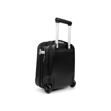 Troler cabina XS CarryOn Skyhopper Underseat, 40×30×20 cm, bagaj de mana Wizz Air, policarbonat, 19 L, cifru TSA, negru - Img 9