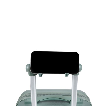 Troler cabina XS CarryOn Skyhopper Underseat, 40×30×20 cm, bagaj de mana Wizz Air, policarbonat, 19 L, cifru TSA, verde - Img 8