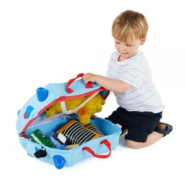 Troler copii Trunki Dougie Catelul - 46 cm Albastru deschis - Img 3