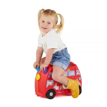 Troler copii Trunki Pepa Pig - 46 cm Rosu - Img 15