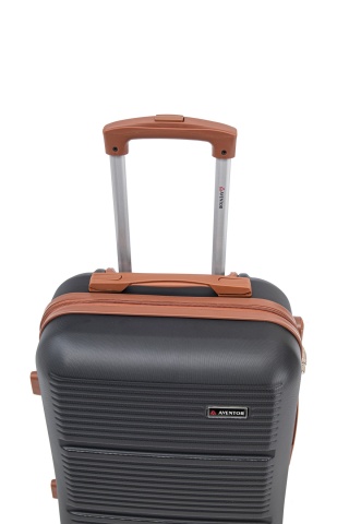 Troler de Cabină Aventor, 55x35x20 cm, ABS, Cifru, 4 roți duble 360°, 32 L, AV107, Negru - Img 17