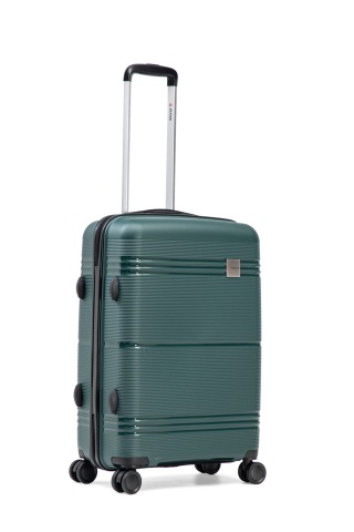 Troler de Cabină Aventor, 55x40x22 cm, Polipropilenă, Cifru TSA, 4 Roți Duble 360°, AV108, Verde - Img 13