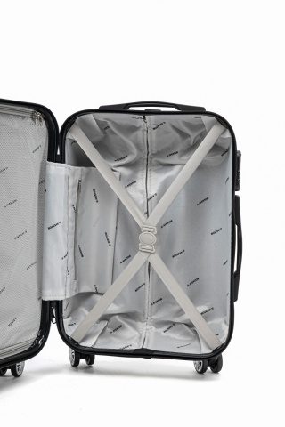 Troler de cabina Aventor AV104, 55x36x22 cm, bagaj de mana, 100%ABS, cifru, 4 roti duble 360°, verde - Img 7