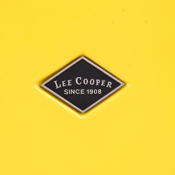 Troler de cabina Lee Cooper LC32203, policarbonat, 4 roti duble, cifru, 55 cm, galben - Img 9