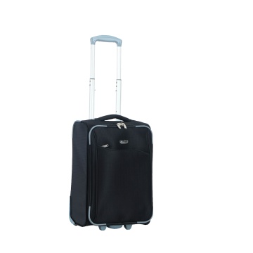 Troler de cabina Madisson SW233, 52x34.5x20 cm, bagaj de mana, poliester, 2 roti, negru