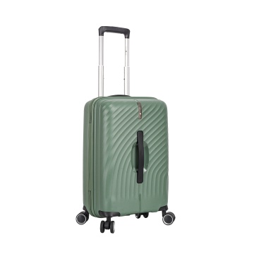 Troler de cabina Snowball SW47203, polipropilena, fermoar antifurt, cifru TSA, 4 roti duble, 55 cm, verde inchis - Img 3