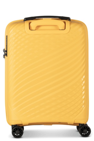 Troler de Cabină Worldpack MAUI, F10520, 55 cm, Polipropilenă, Cifru TSA, 4 Roți Duble 360°, Galben - Img 4