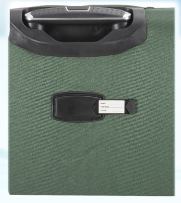 Troler Extra Large Extensibil 86x52x33 cm, Poliester, Cifru, Madisson,SW66204, Verde - Img 15