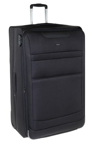 Troler extra large extensibil Diplomat ZC 6020, 2 roti, poliester, 87 cm, negru