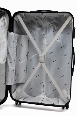 Troler mare Aventor AV104, 76x49x29 cm, bagaj de cala, 100%ABS, cifru, 4 roti duble 360°, negru - Img 10