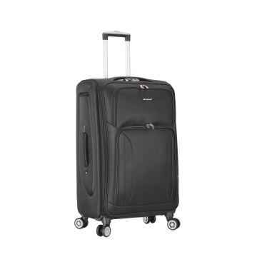 Troler Mare Extensibil 76x46x30 cm, Poliester, Cifru, Madisson,SW66204, Negru