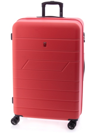 Troler Mare, Extensibil, ABS, 4 Roti Duble, Gladiator, Mambo, MG 4312 - 75 cm, Rosu