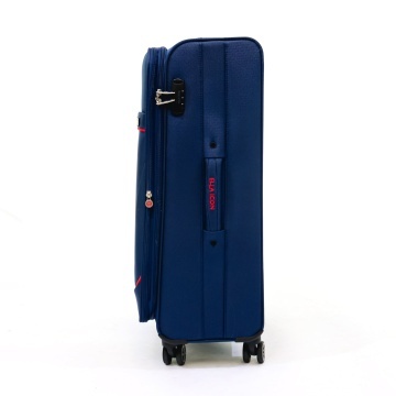 Troler Mare Extensibil Poliester 4 Roti Duble Ella Icon Petra Textil 2602 - 79 cm Bleumarin - Img 3