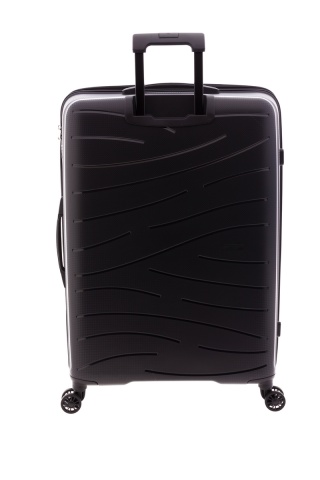 Troler Mare Extensibil, Polipropilena, Cifru, Roti cu Suspensie, Gladiator Flow, MG 1712 - 74 cm, Negru - Img 12