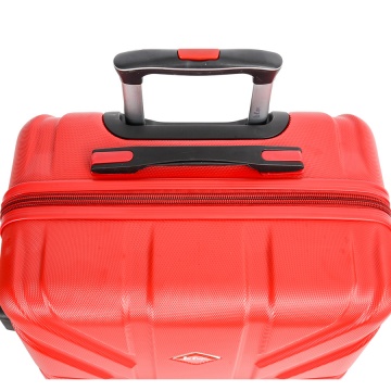Troler Mare Lee Cooper London, ABS, 4 Roti Duble, Cifru, 76 cm, Argintiu - Img 12