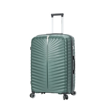Troler mare Madisson, 77x50x29 cm, polipropilenă, bagaj de cală, 4 roți duble, cifru, SW62103, verde închis