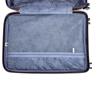 Troler mare Madisson, 77x50x29 cm, polipropilenă, bagaj de cală, 4 roți duble, cifru, SW62103, grena - Img 5
