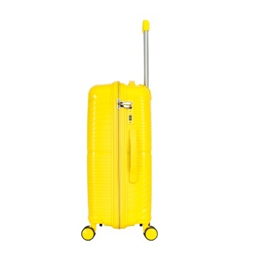 Troler mare Madisson SW42103, polipropilena, cifru, 4 roti duble, 77 cm, galben - Img 14