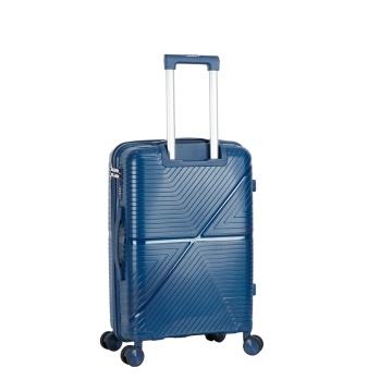 Troler mare Madisson SW42103, polipropilena, cifru, 4 roti duble, 77 cm, bleumarin - Img 16